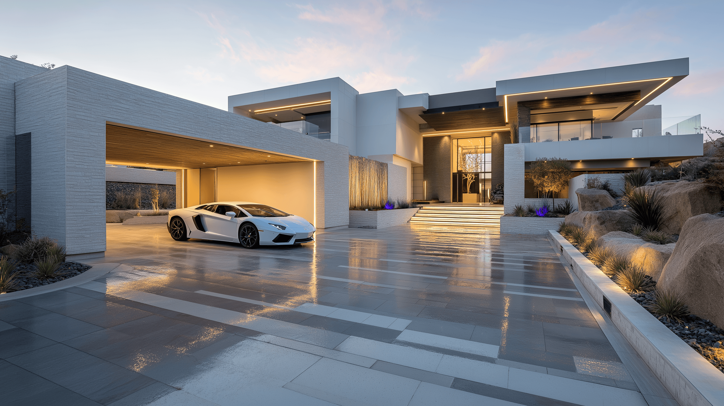 a room with a chair and a table