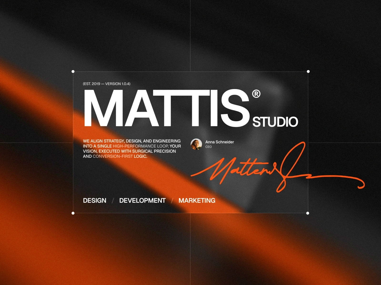 Mattis Framer template