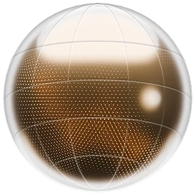 Global access digital globe icon