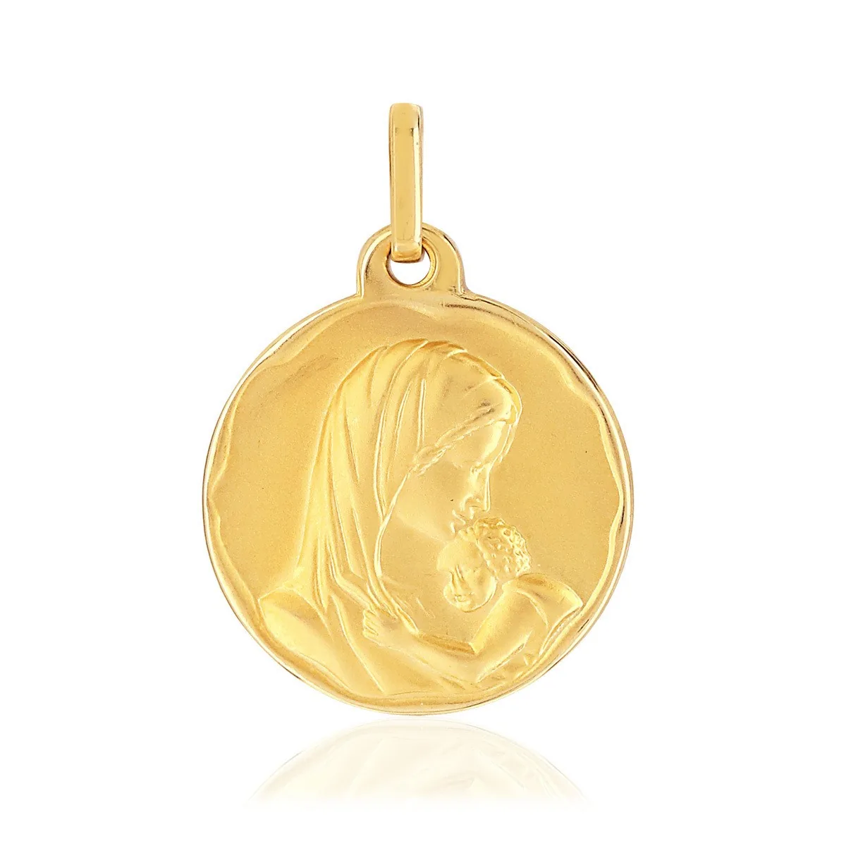 Médaille en or jaune 375