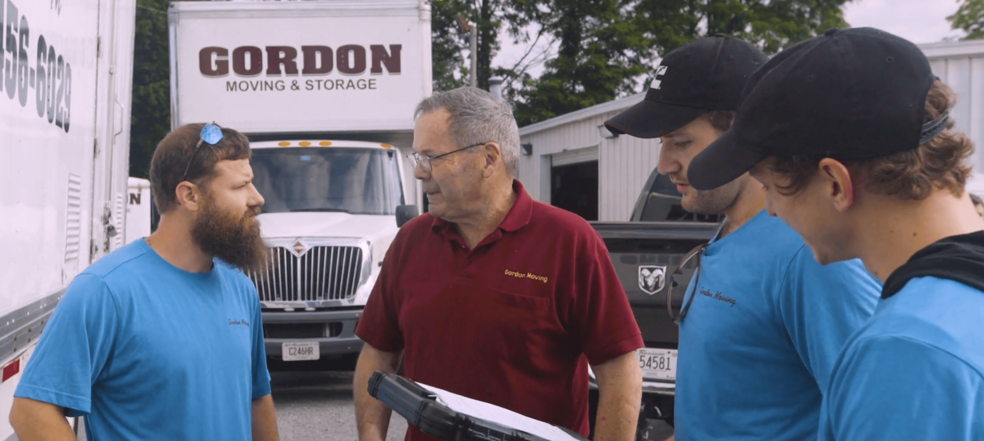 Gordon Moving and Storage Operations Manager and Team
