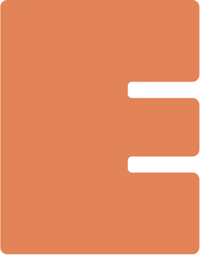 Floating letter illustration spelling “Hello!” using the Partners for Independence custom type.