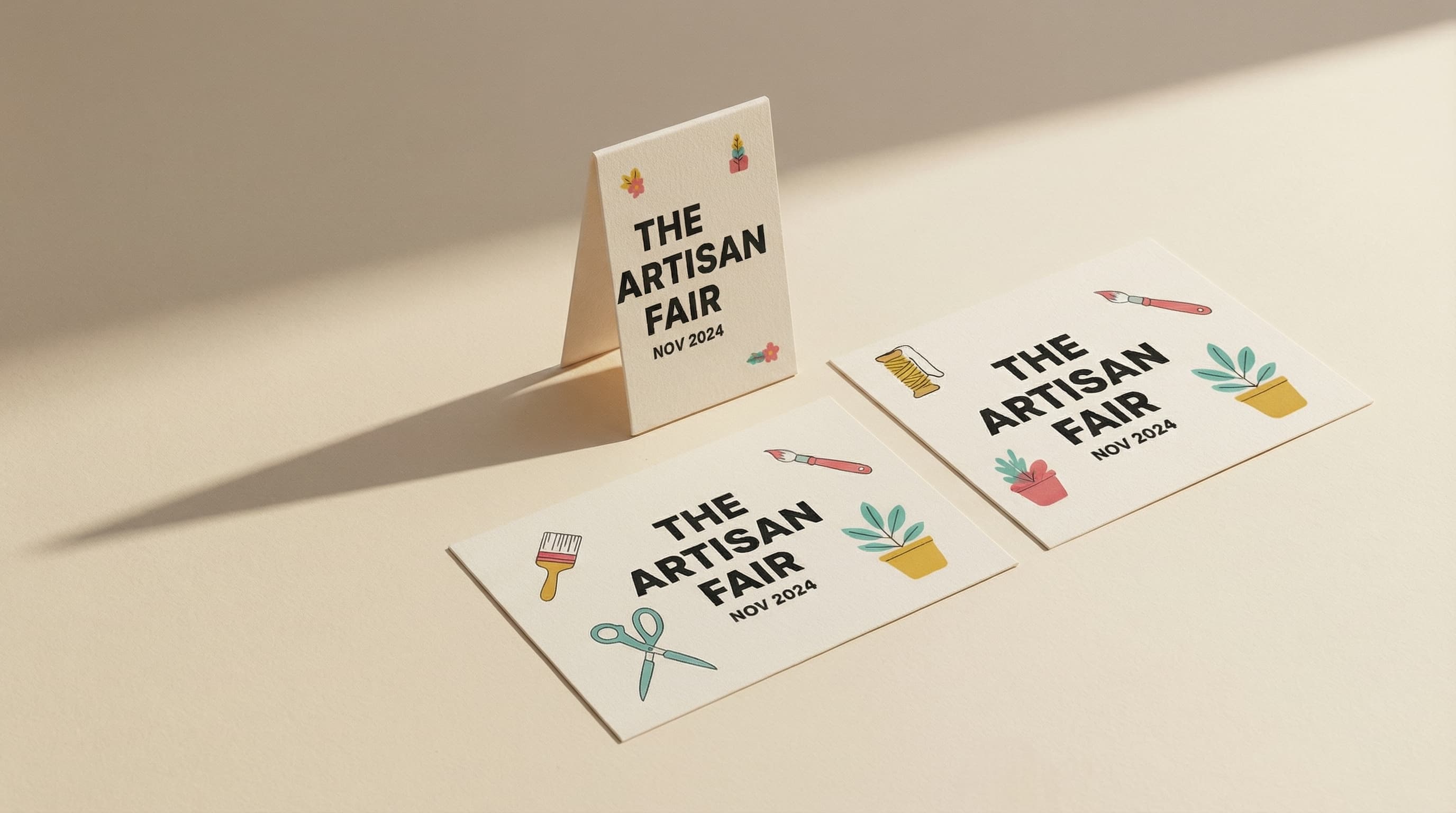 Image of posters laying on the floor