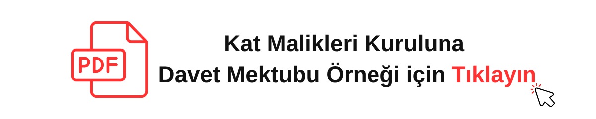 kat malikleri kuruluna davet mektubu