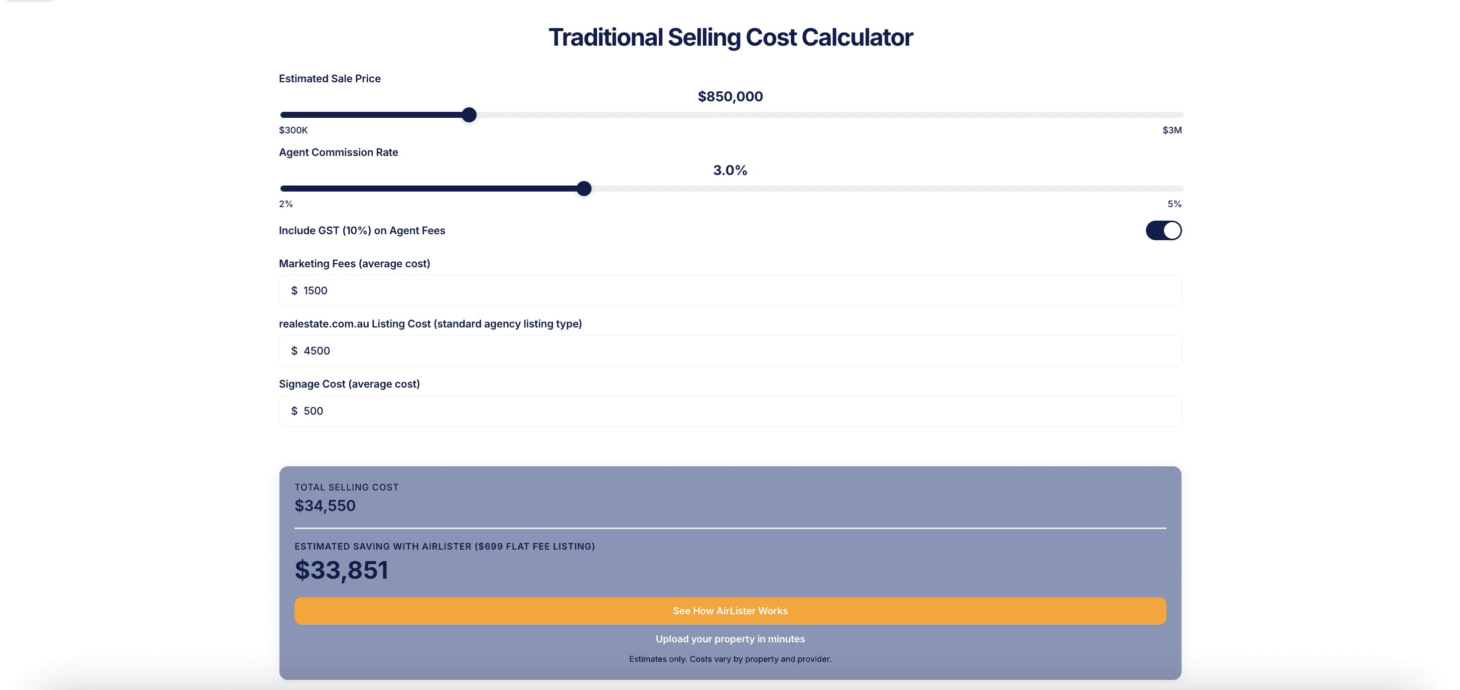 Real Estate Commission Claculator