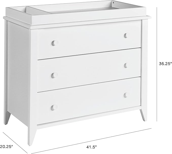 Elegant babyletto sprout dresser with ample storage space and a timeless design.