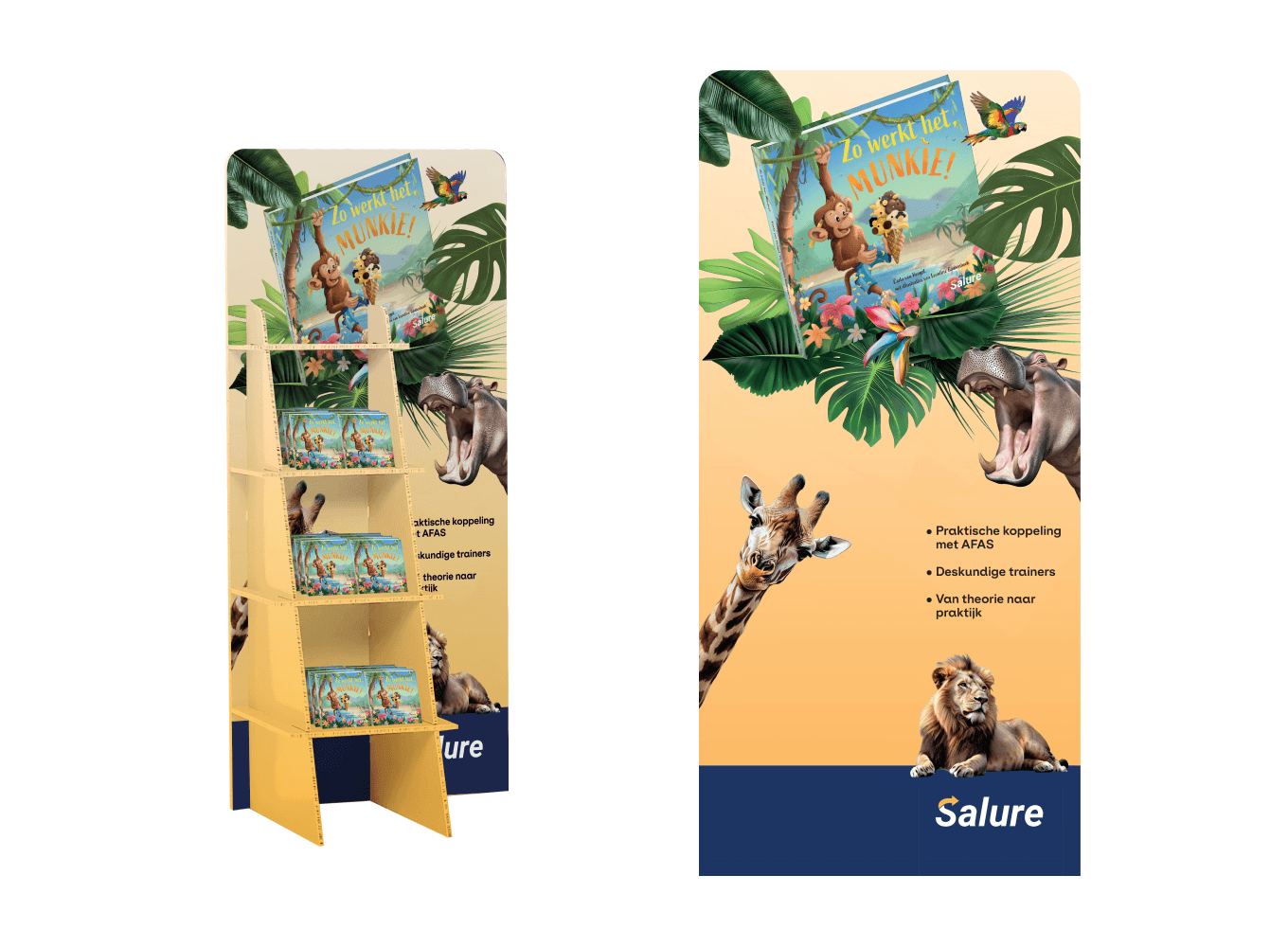 Campagne huisstijl voor Salure Salaris Safari door Freelance Brand Designer Michiel Nagtegaal / Mr. Upside