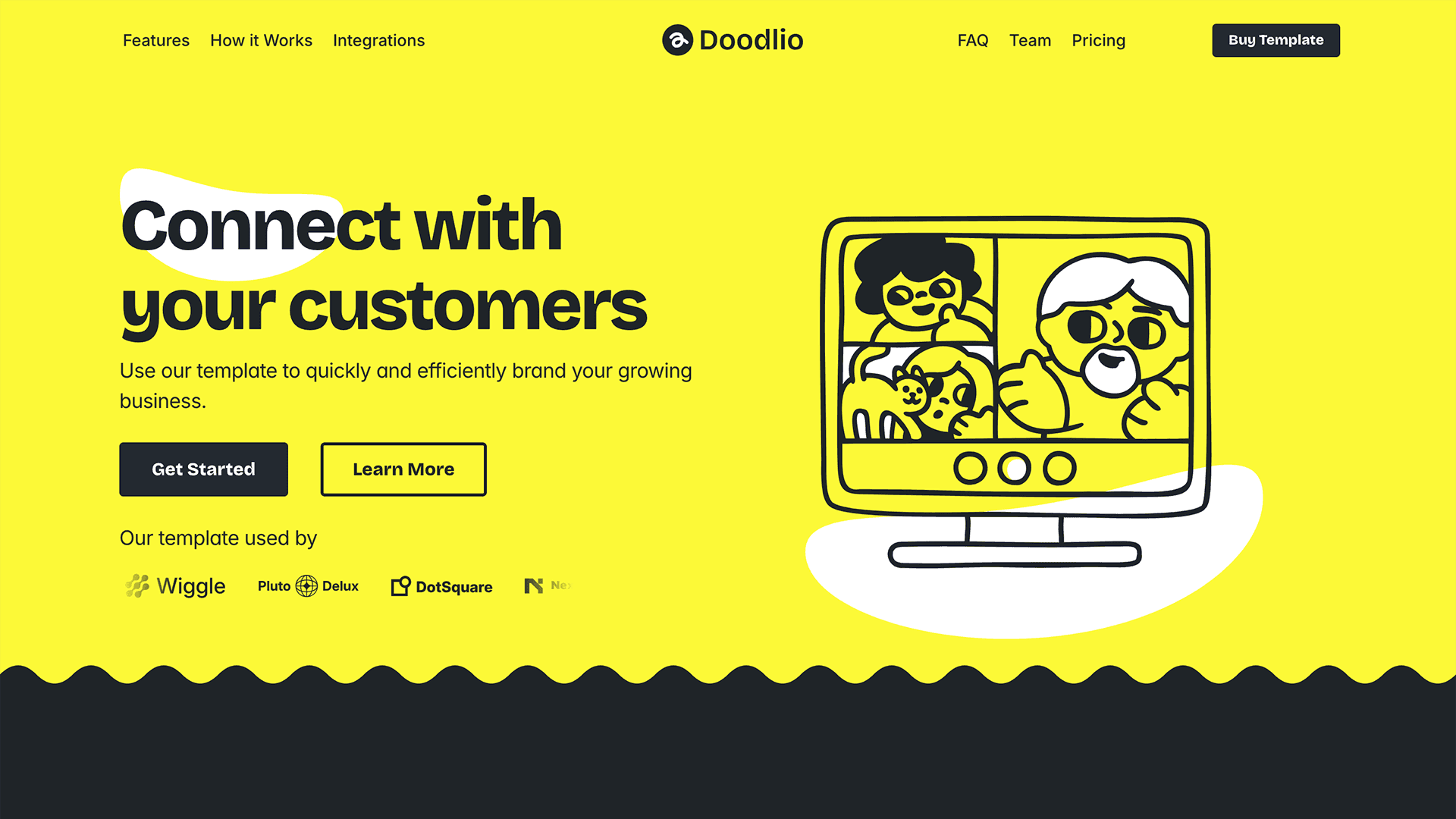 Doodlio Framer template