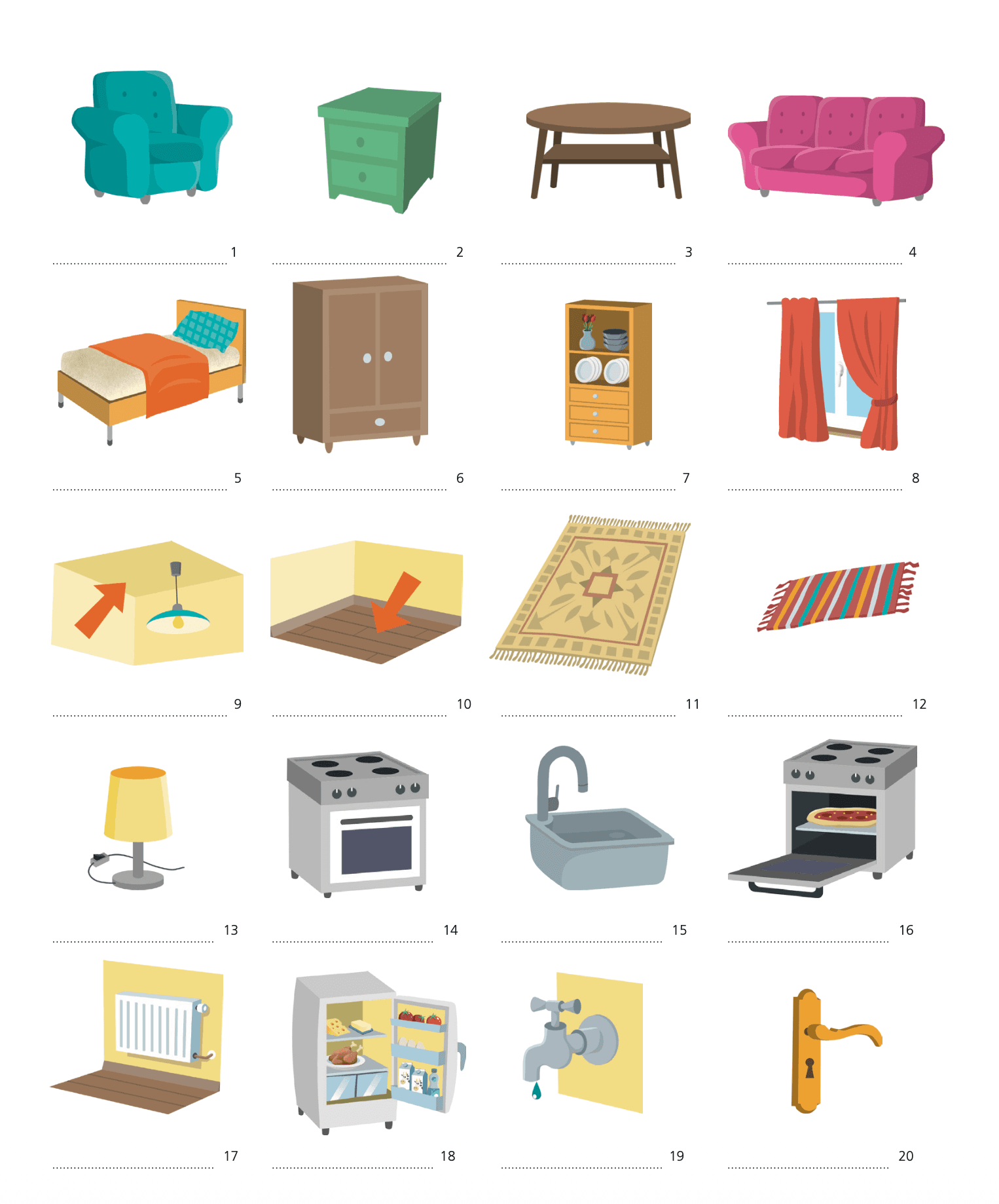 simple und easy Vokabeltrainer Illustrationen
