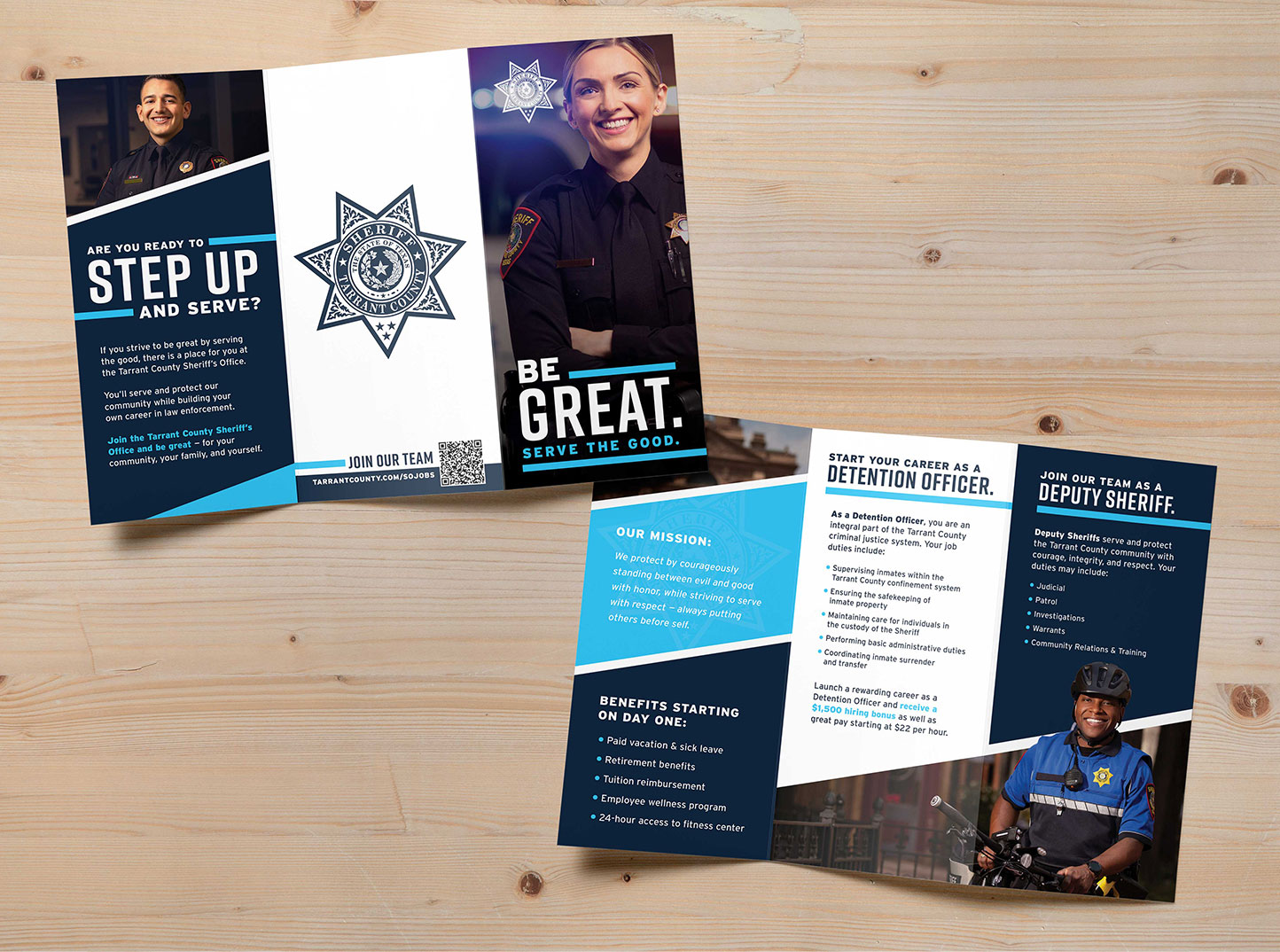 trifold city campaign brochure