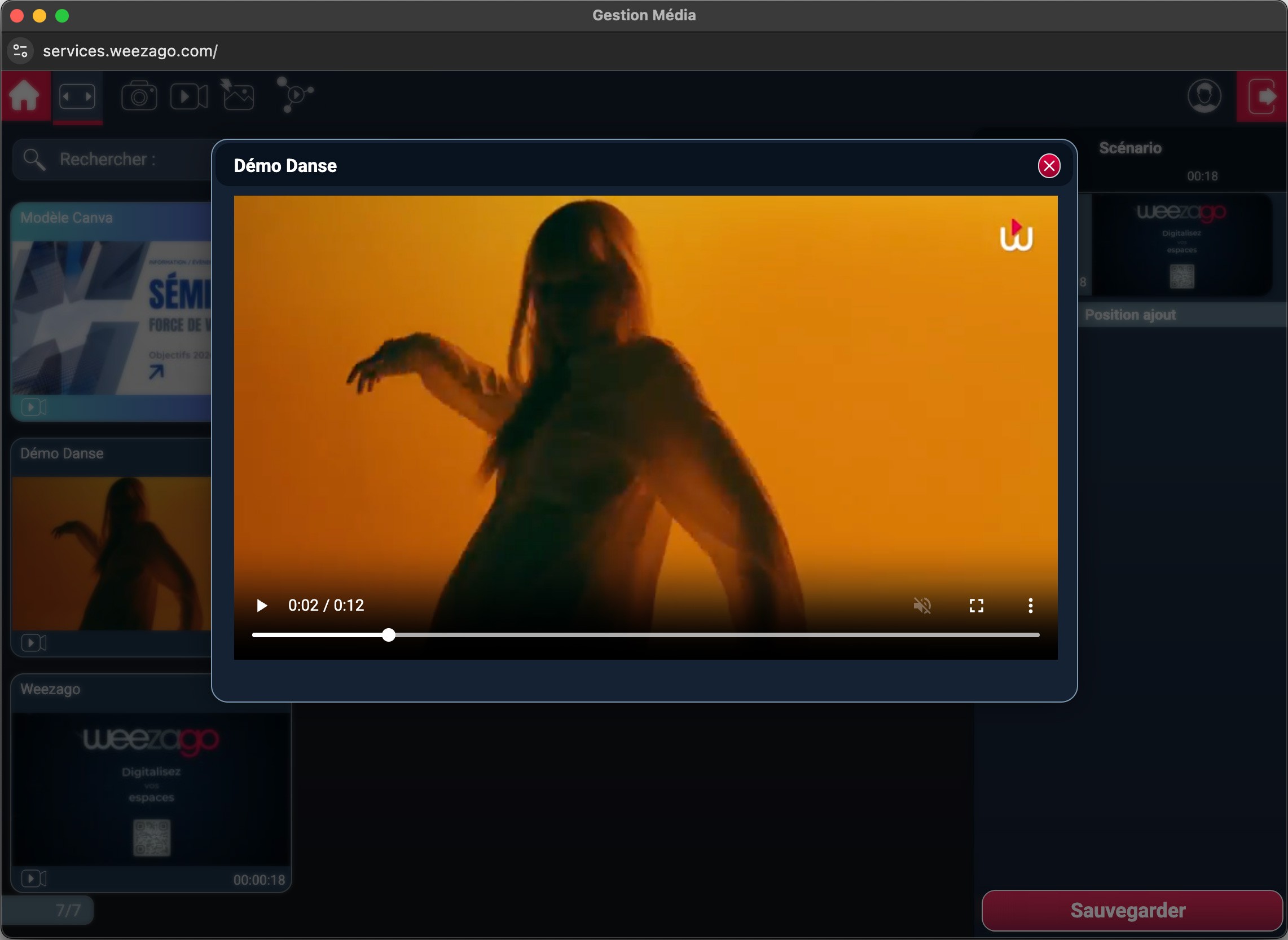 Weezago - Logiciel Affichage Dynamique SaaS