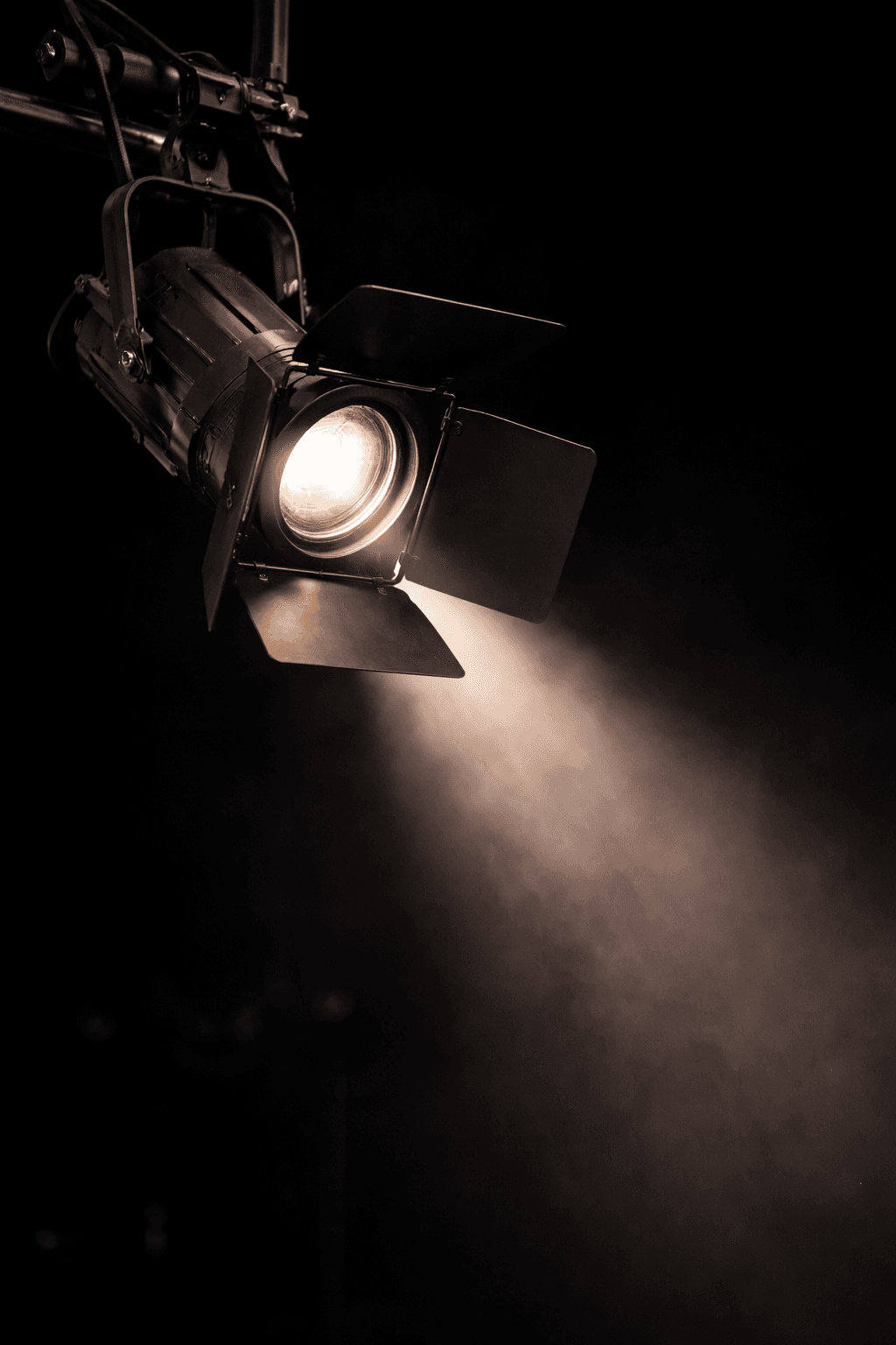 Red and black 3D cube mockup on a table