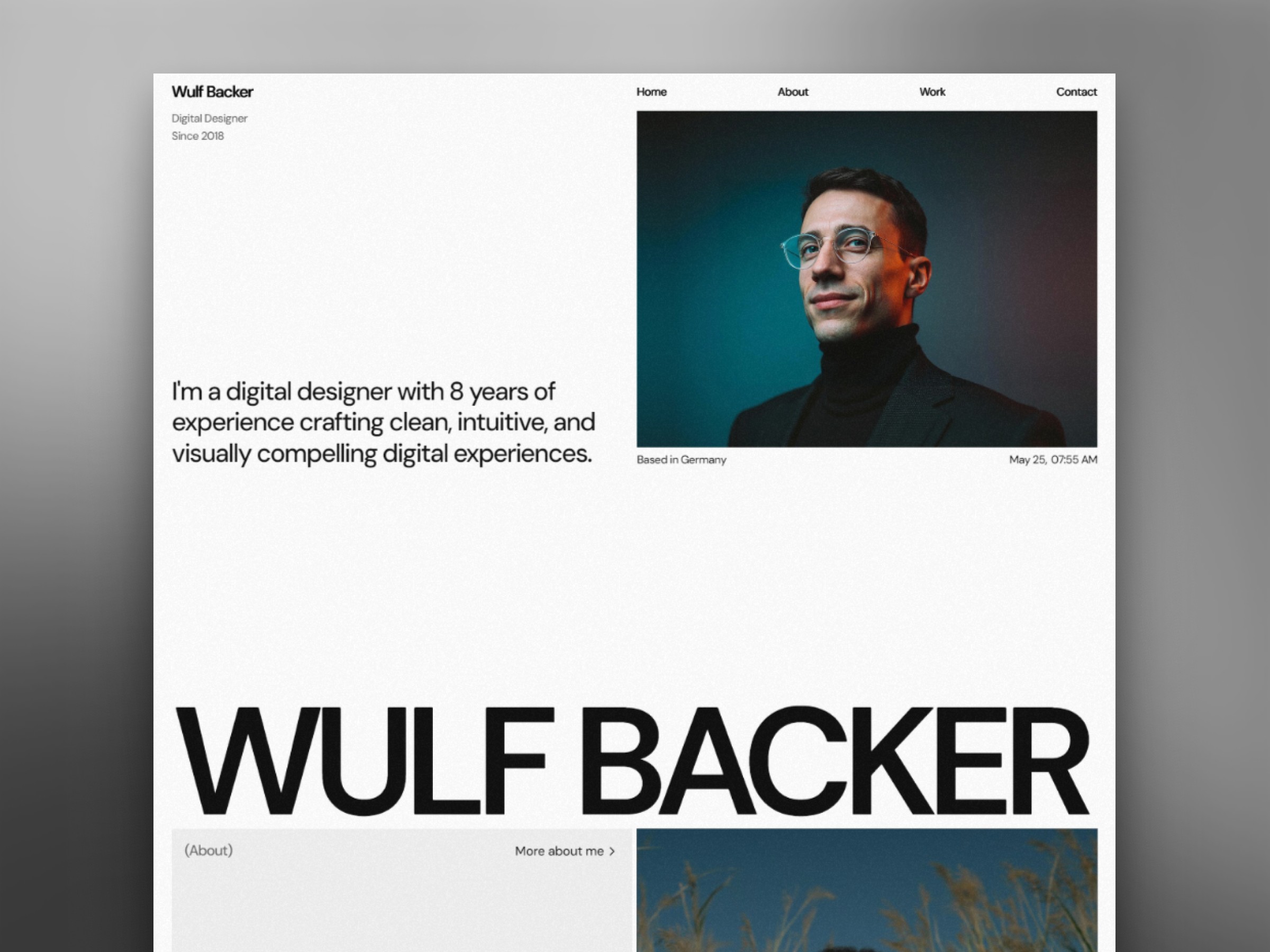 Wulf Framer Template Preview 1