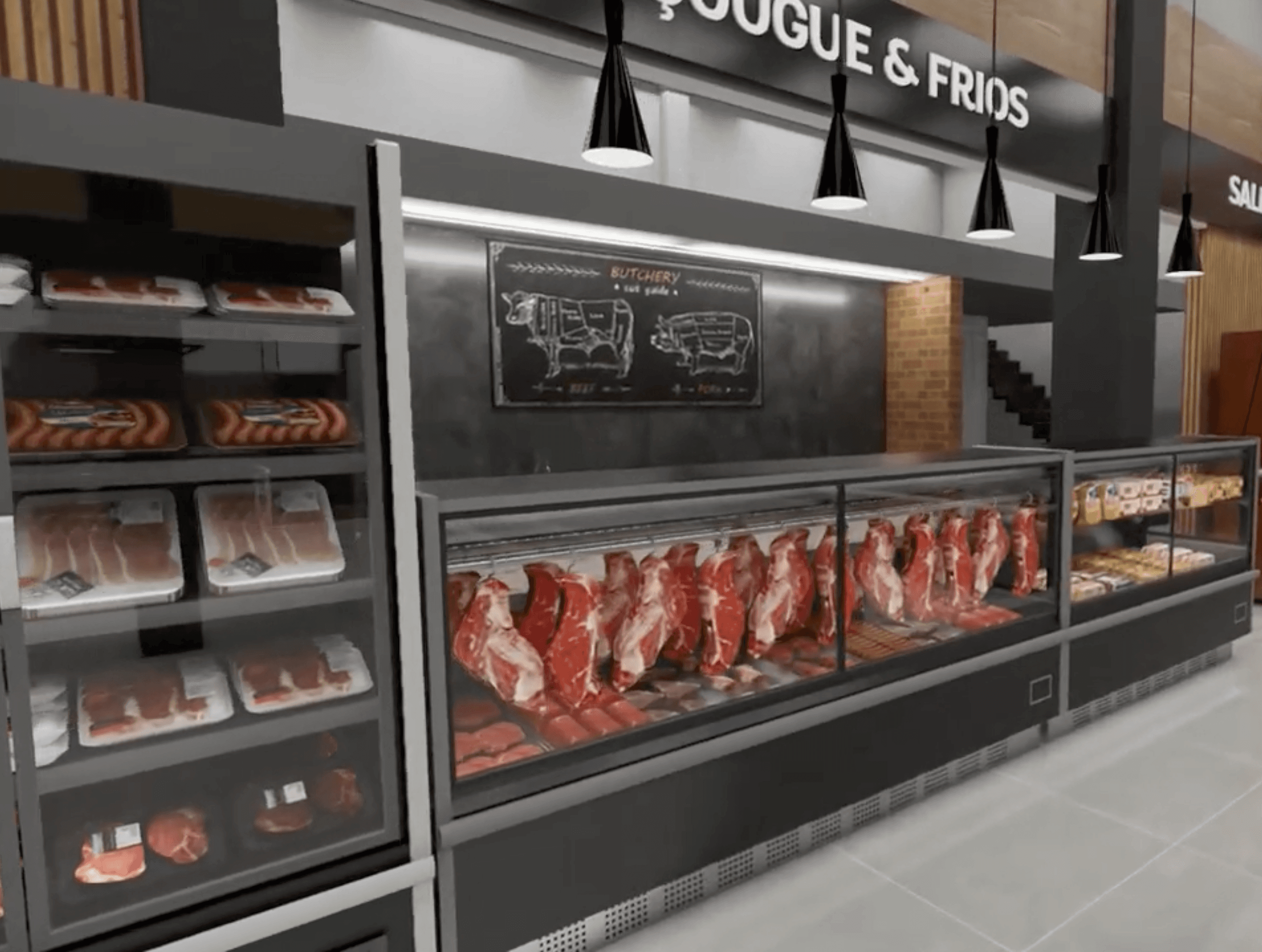 projeto e montagem de lojas e supermercados