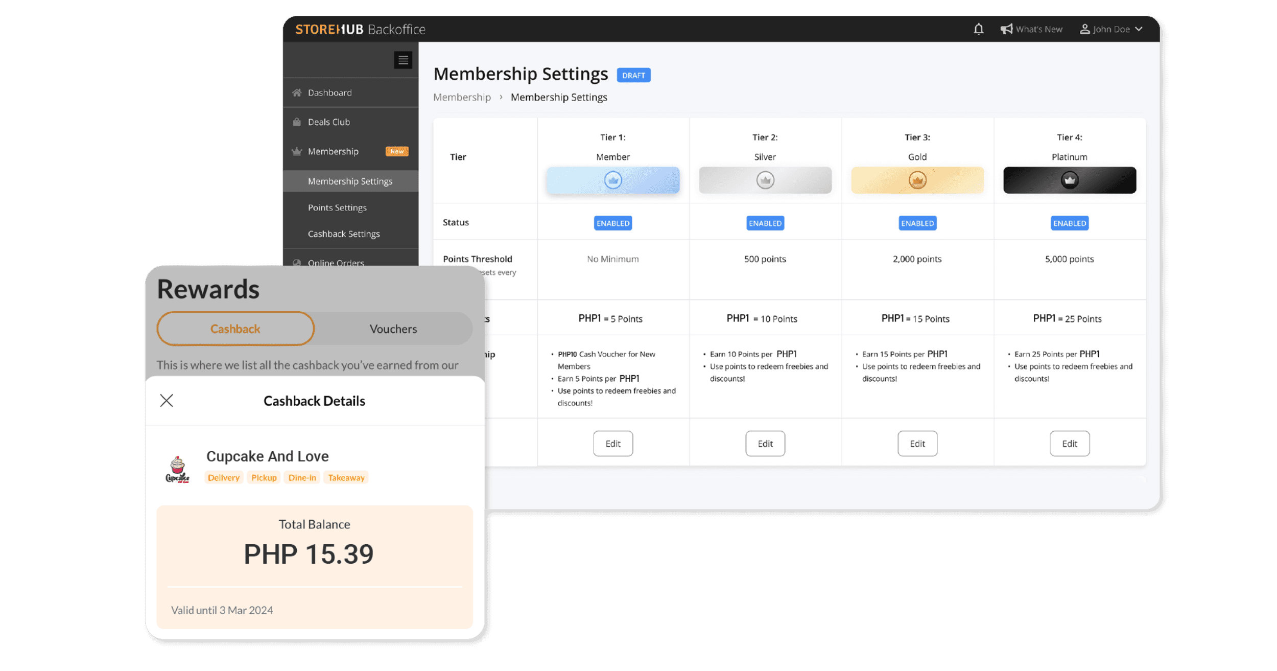 StoreHub Loyalty Feature