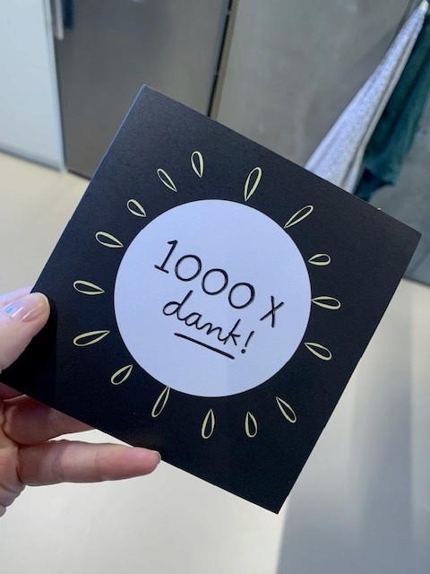 thank you card