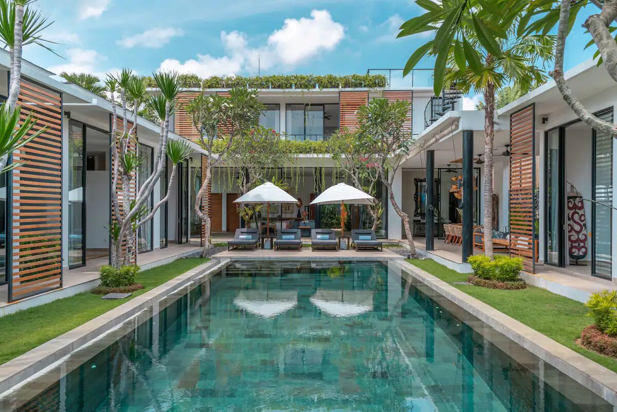 Beachside villa