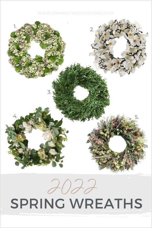 Decorate for Spring with Spring Wreaths 2022