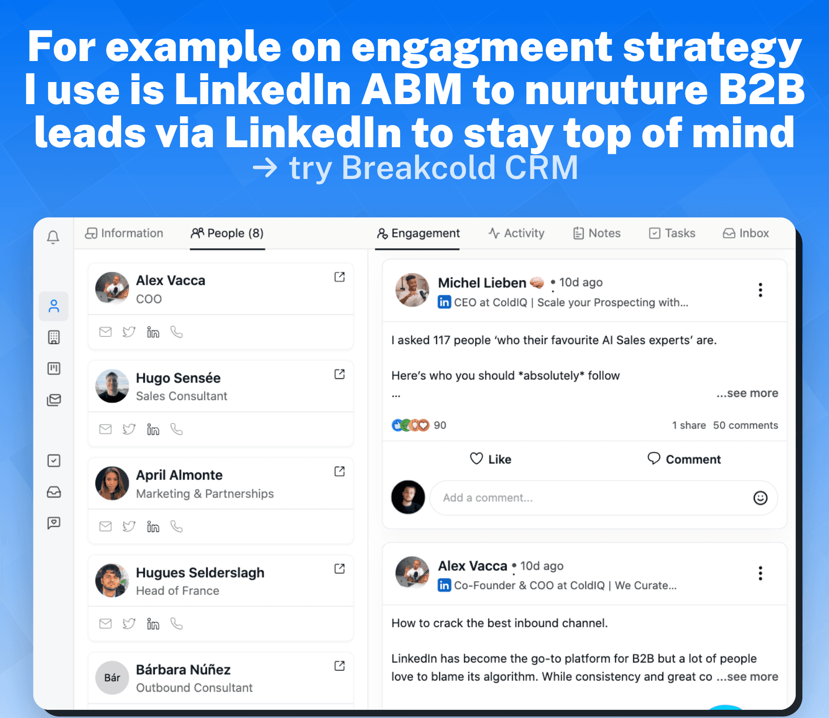 Definition of Engagement Strategy