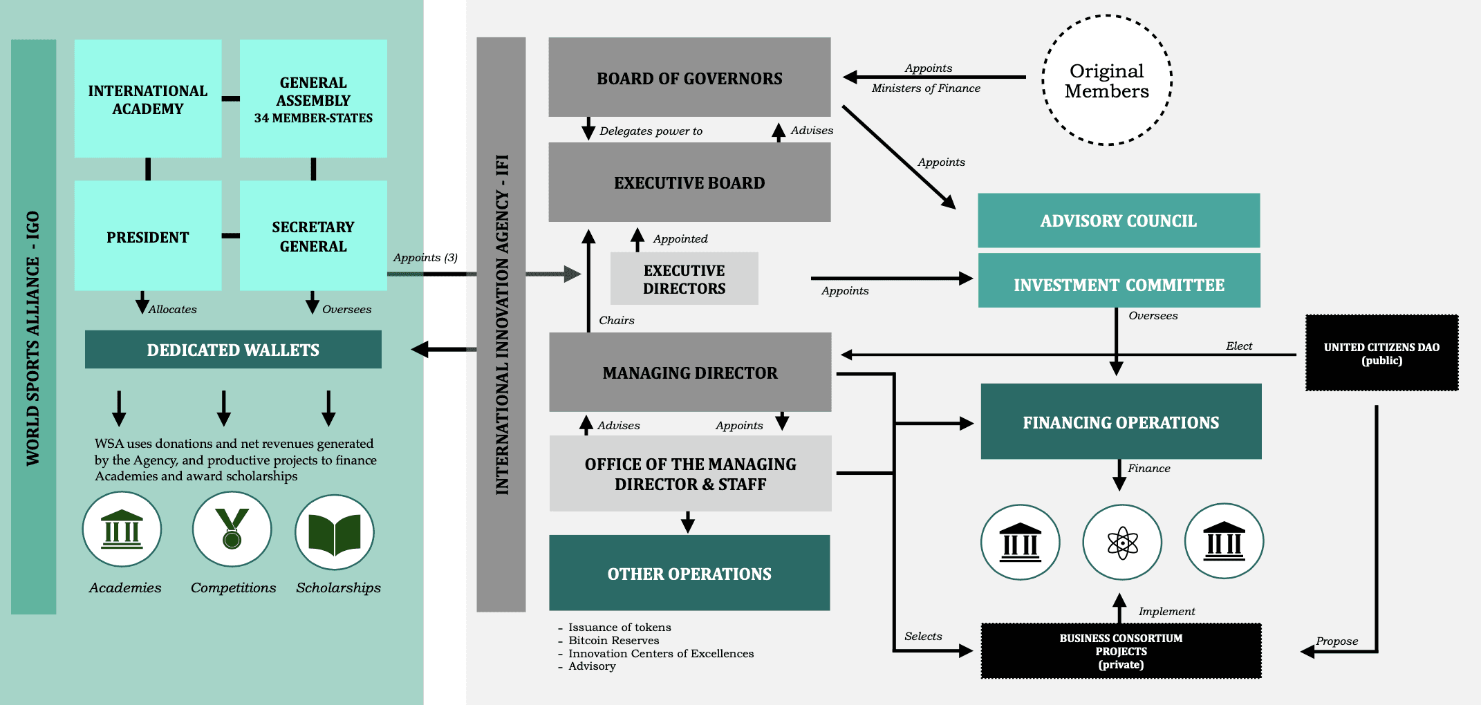 International Innovation Agency Governance Structure