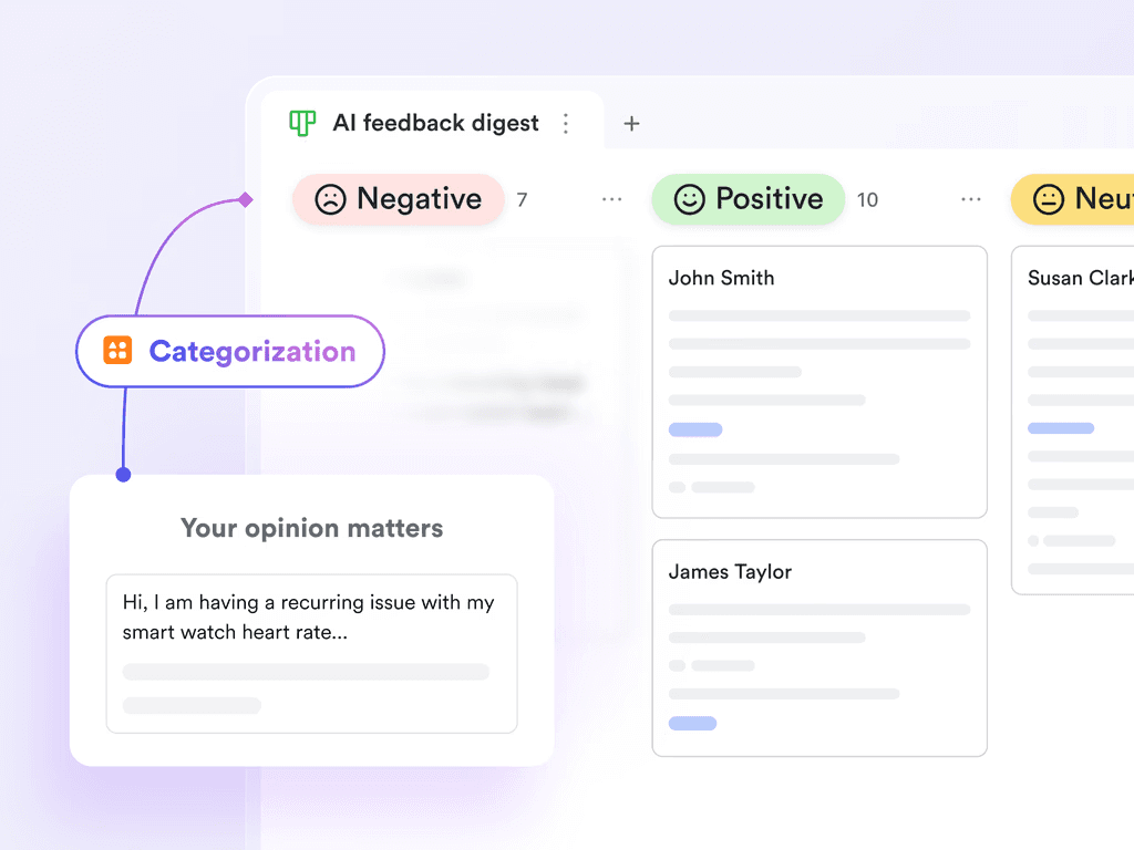 Smart categorization in Lark CRM