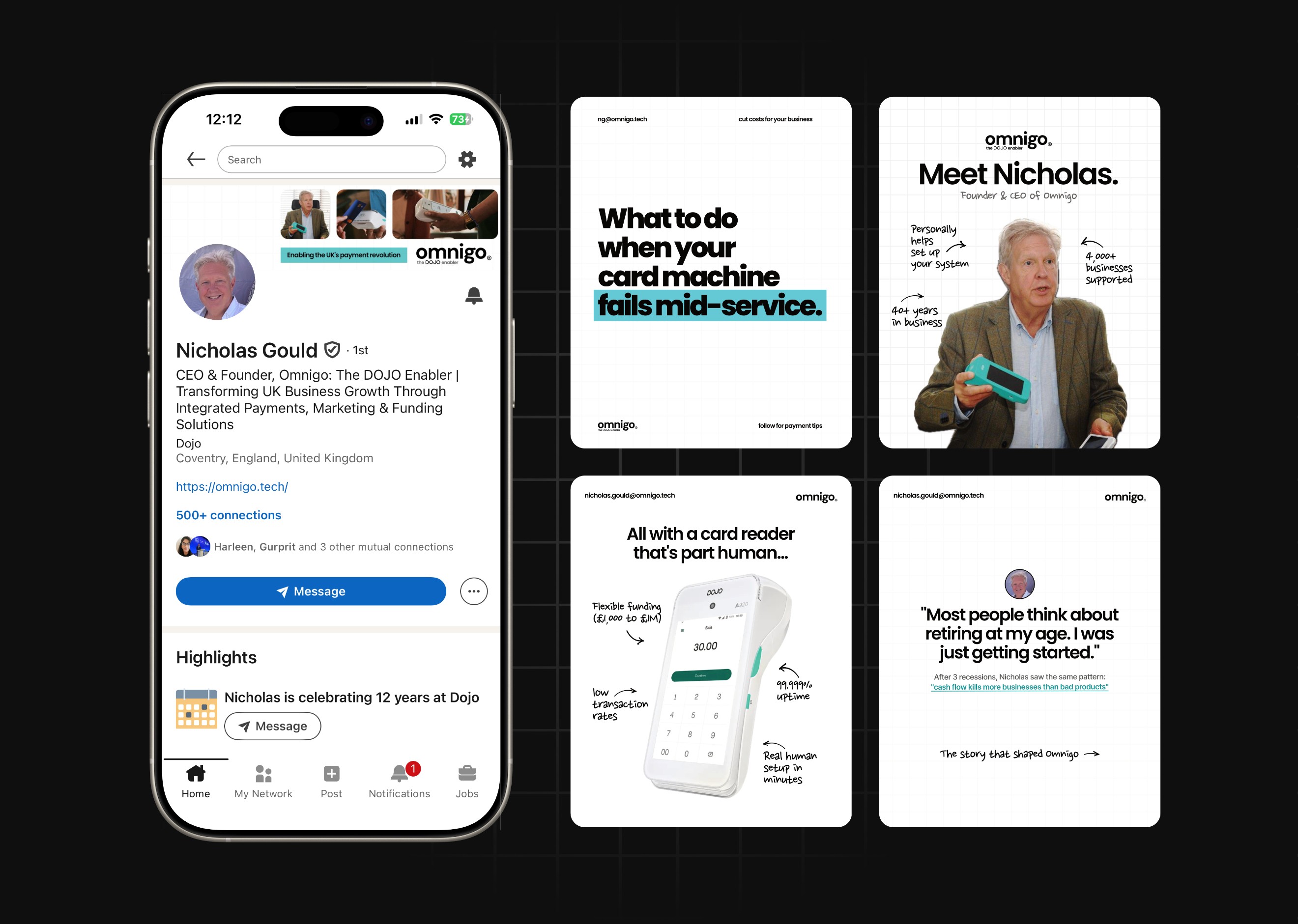 Omnigo social media by KUNU Studio