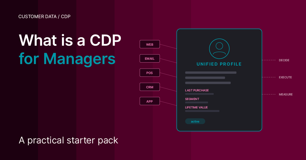 Asteroad article cover — What is a CDP for Managers, a practical starter pack