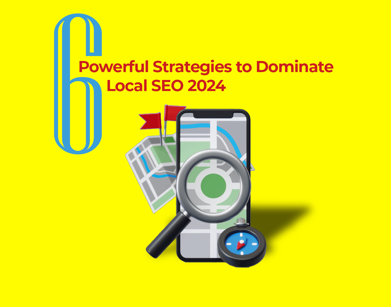 Illustration showcasing SEO local strategies for small businesses.