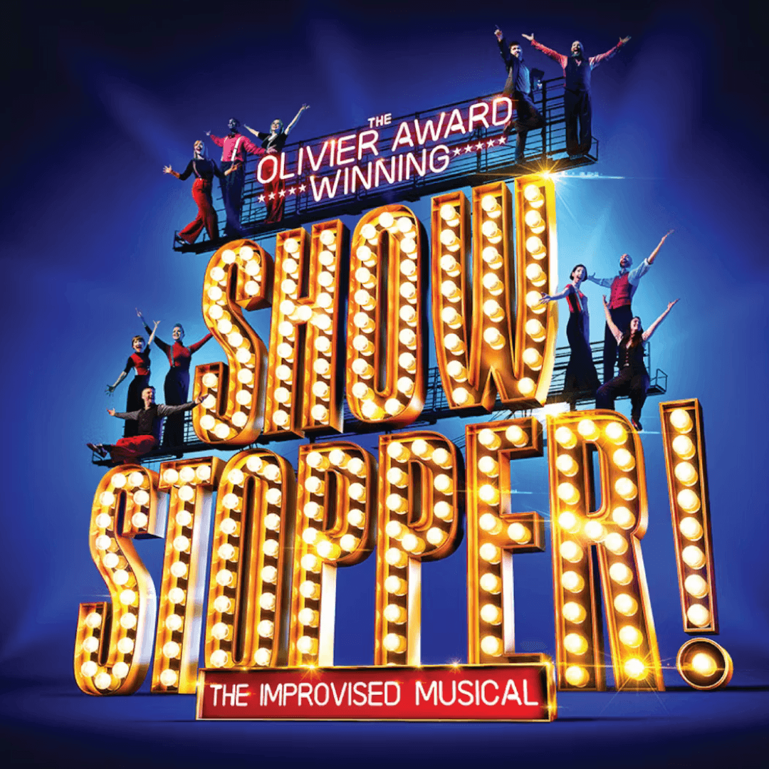 Showstopper! The Improvised Musical performance with musicians on stage.