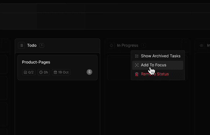 Conditions to automate tasks.