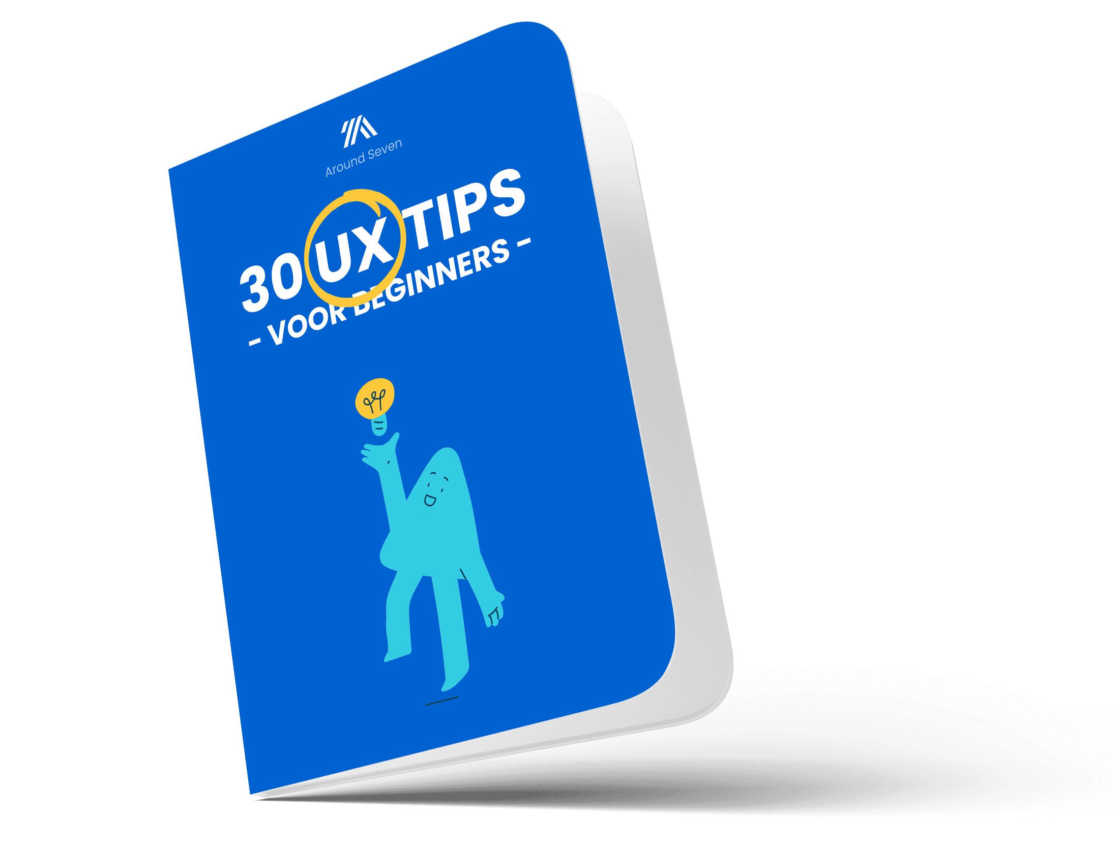 Mockup e-book 30 UX tips voor beginners