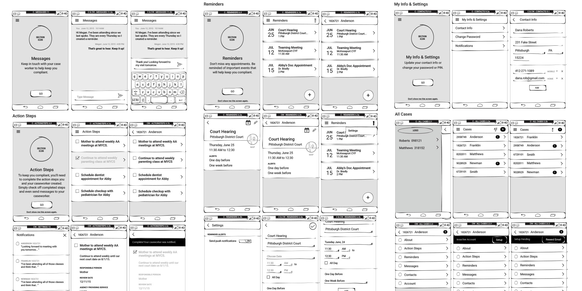 Wireframes