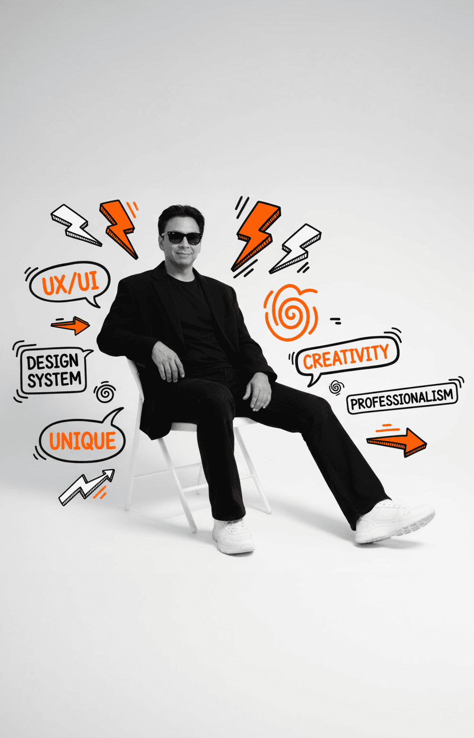 Portrait of portfolio creator