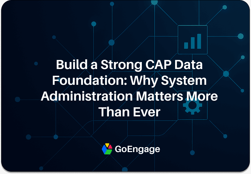 GoEngage for CAP System Administration