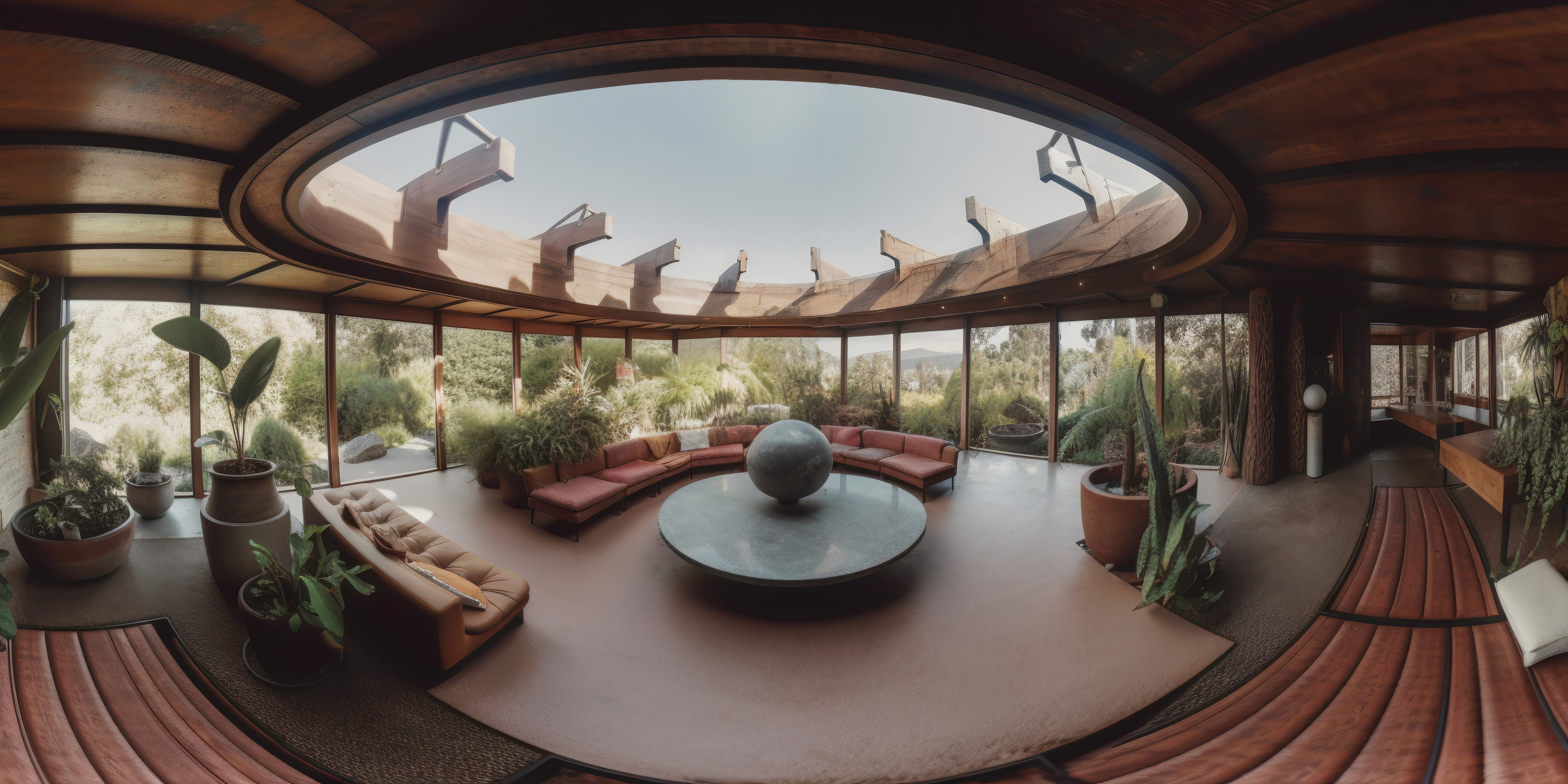 360 degree image of a luxury home 