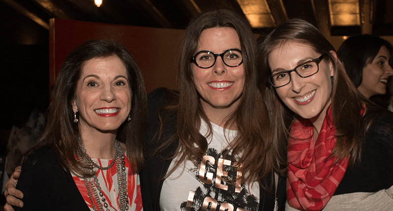 portrait of three women