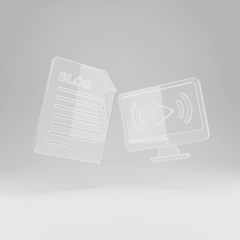blogs and webinars icons