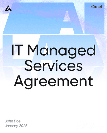 IT Managed Services Agreement