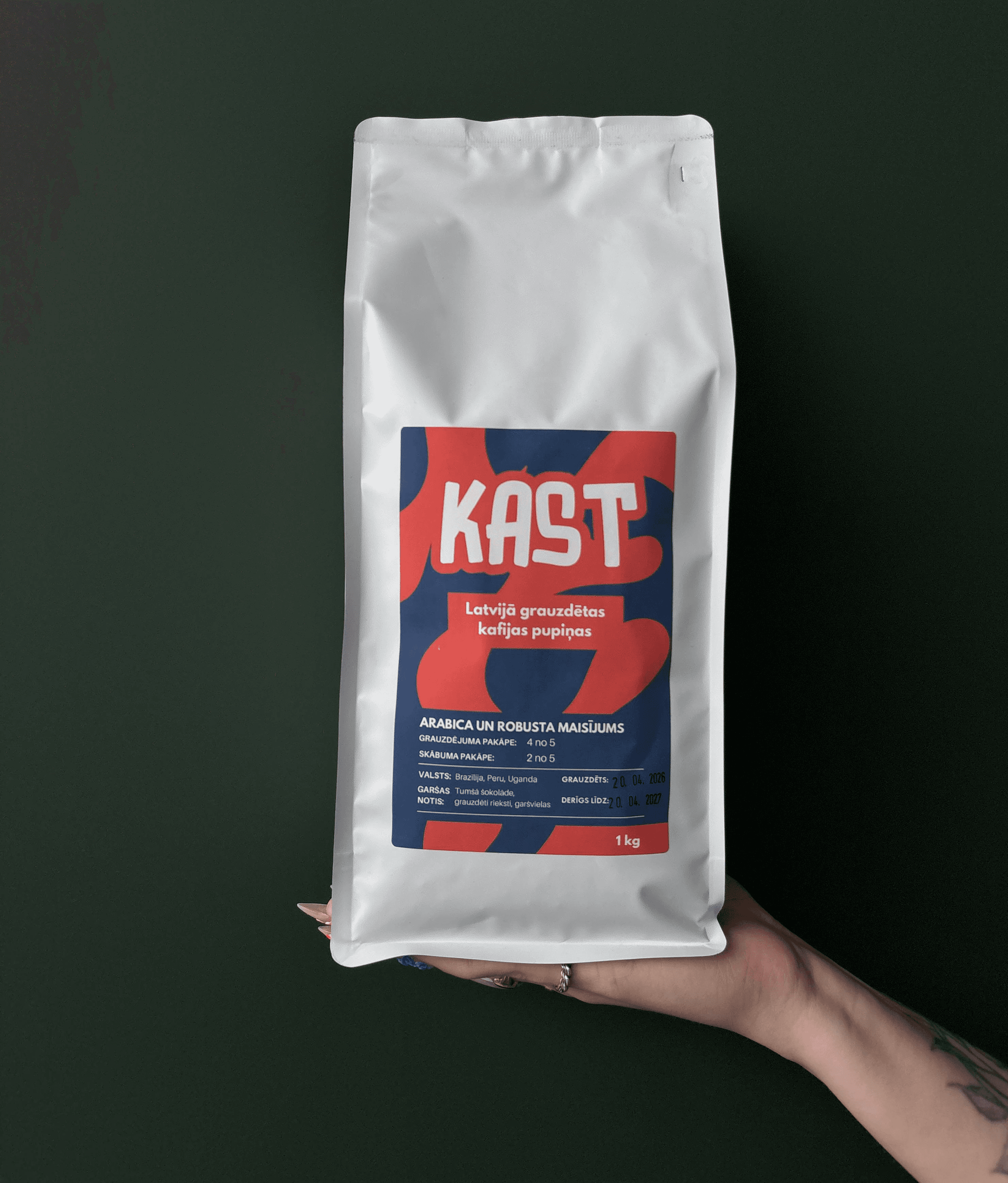 Kafijas pupiņas 1kg