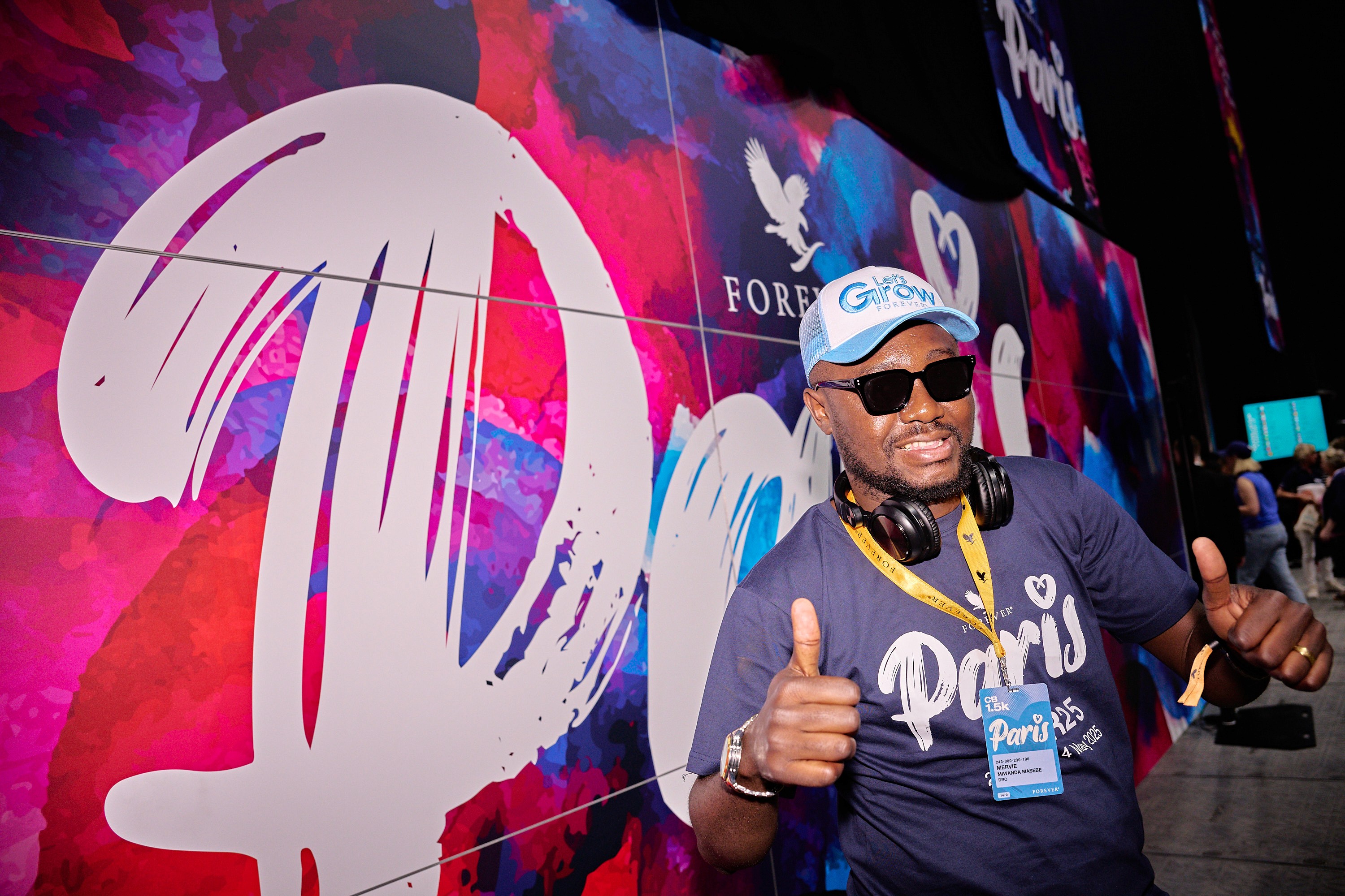 Image of the Forever Living FGR25 Paris Event, inside Paris arena and exhibition hall.