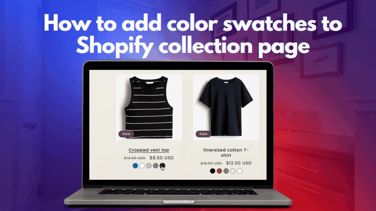 How To Add Color Swatches to Shopify Collection Pages