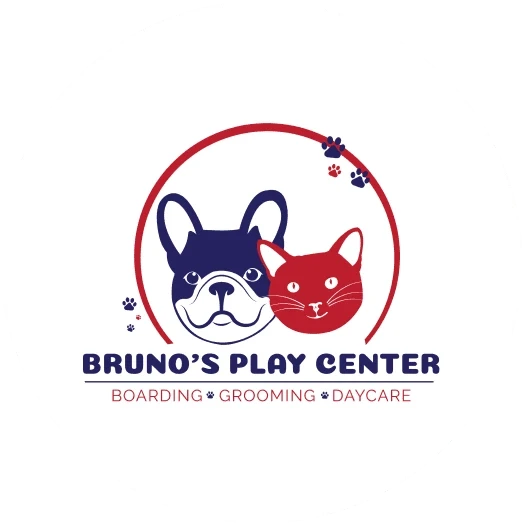 The logo of Bruno's Play Center.
