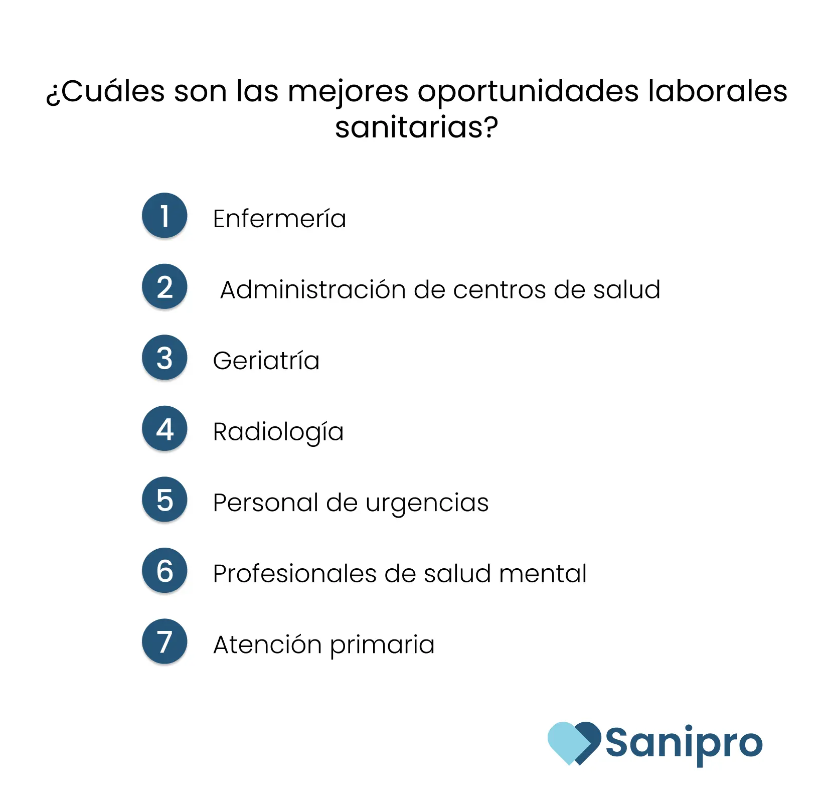 ¿Cuáles son las mejores oportunidades laborales sanitarias para 2026?