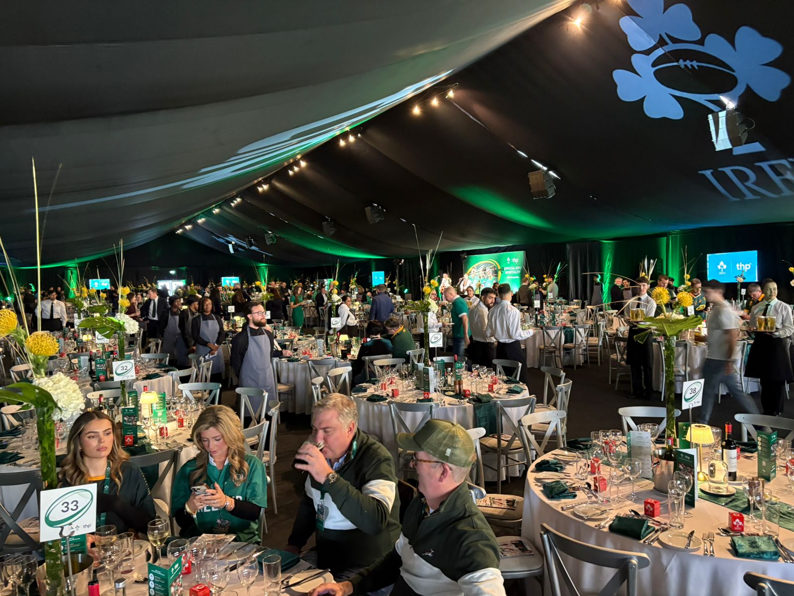 Image of eben etzebeth on stage at an eventra group event