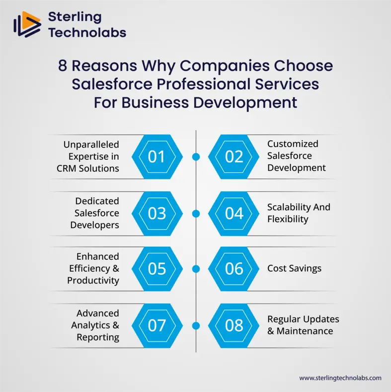 8 Reasons Why Companies Choose Salesforce Professional Services for Business Development