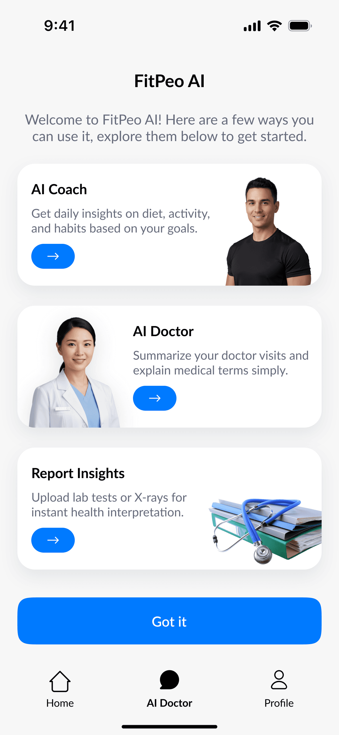 Medication homescreen