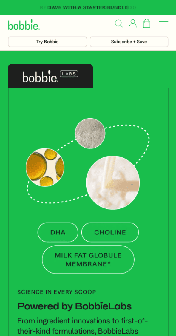 Mobile subscription quiz capturing personalization and cadence preferences