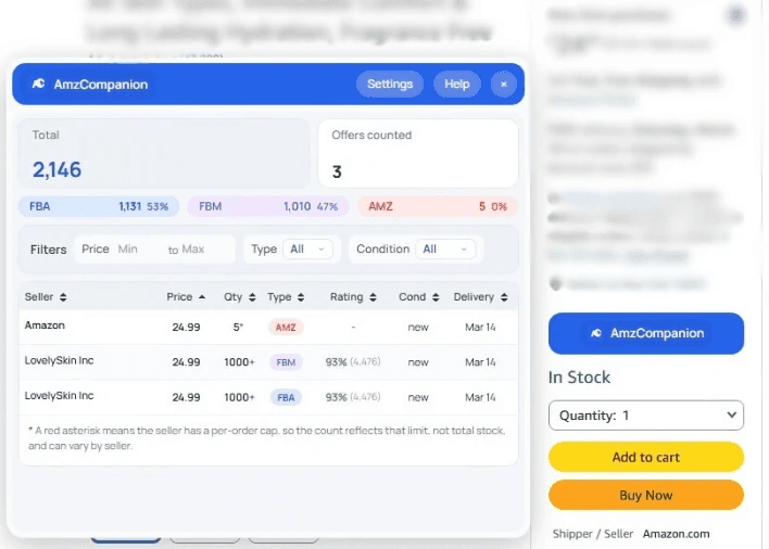 AmzCompanion Overview Image