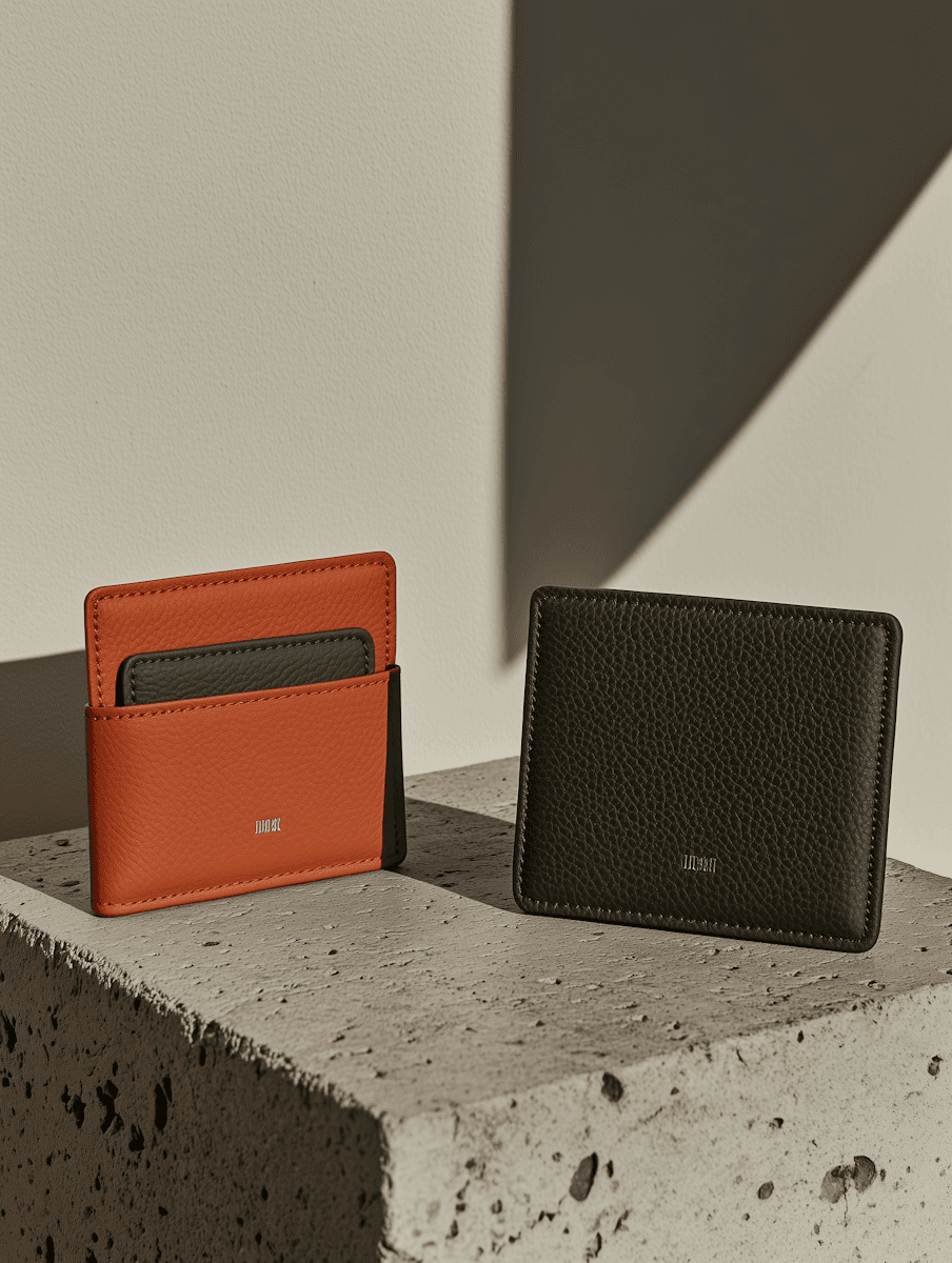 brown and black radio on white table