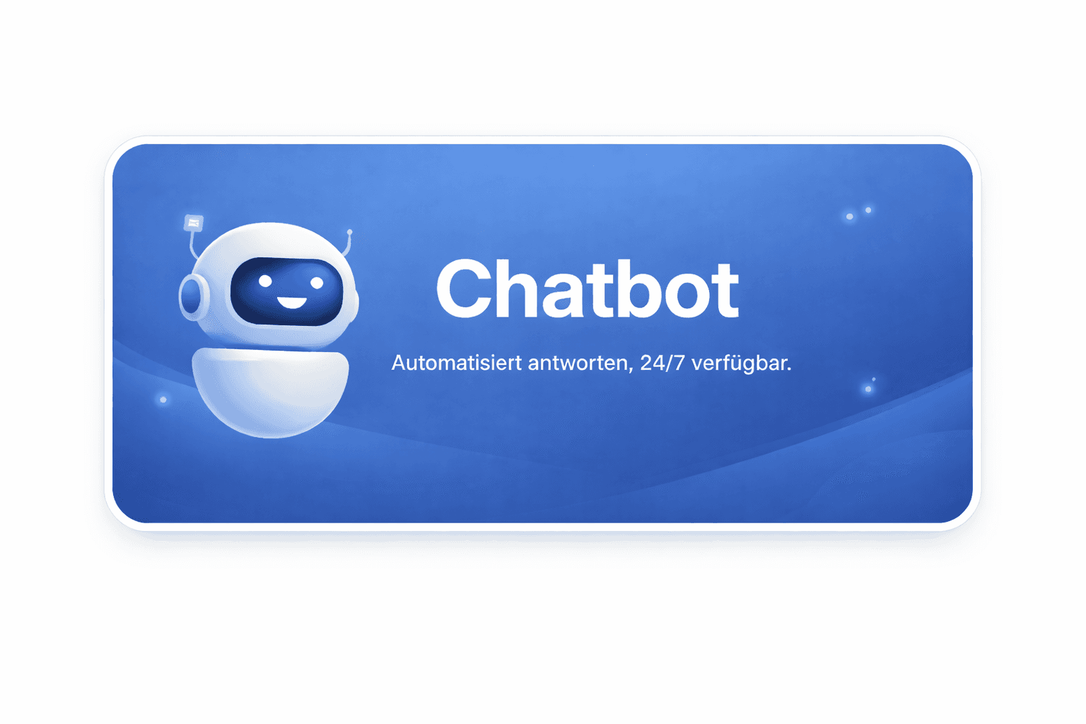 KI-Chatbot beantwortet Kundenanfragen automatisch rund um die Uhr